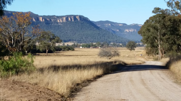Capertee Valley on bike packing trip